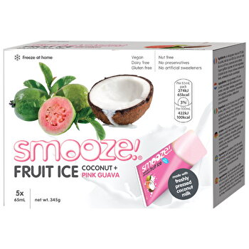 smooze! - Fruchteis Pink Guave & Kokos
