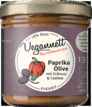 Vegannett - Aufstrich Paprika Olive mit 18% Nussmus