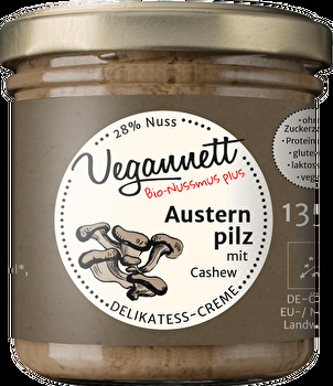 Vegannett - Aufstrich Austernpilz 28% Cashewmus