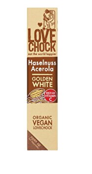 Lovechock - Riegel °Golden White Haselnuss Acerola°