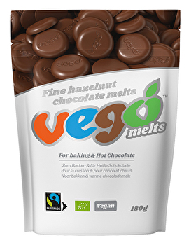 Vego Chocolate - Vego Melts Schoko Drops zum Backen & für heiße Schokolade