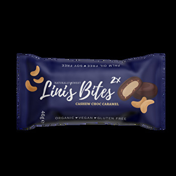 Lini's Bites - Cashew Choc Caramel Pralinis (2x23g)