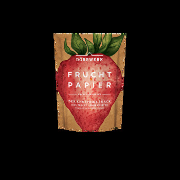 DÖRRWERK - Fruchtpapier Erdbeere & Apfel