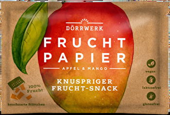 DÖRRWERK - Pocket Size Fruchtpapier Mango & Apfel