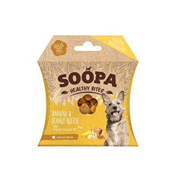 Soopa - Hundedrops Healthy Bites Banana & Peanut Butter