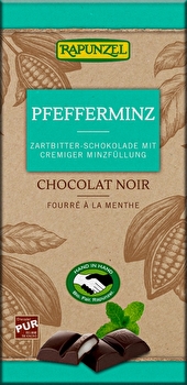 Rapunzel - Zartbitter Schokolade mit Pfefferminzfüllung