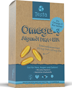 Testa - Omega-3 Kapseln DHA & EPA Algenöl
