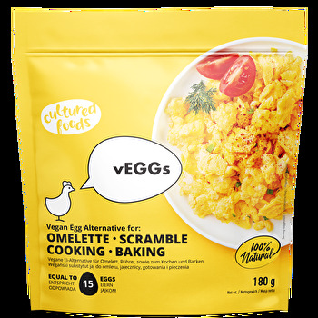 cultured foods - °vEGGs° veganer Ei-Ersatz für Omelette, Rührei, zum Kochen & Backen