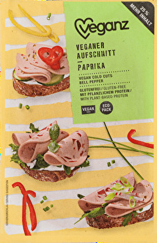Veganz - Veganer Aufschnitt Paprika - nach Lyoner Art