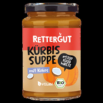 Rettergut - Kürbissuppe mit Kokos