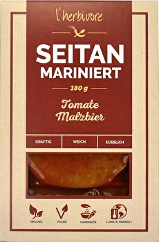 l'herbivore - Seitan Mariniert Tomate Malzbier