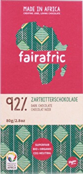 fairafric - Zartbitterschokolade 92%