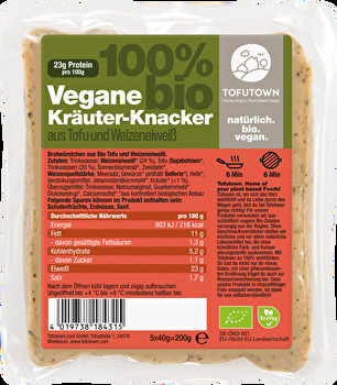 TOFUTOWN - Vegane Kräuter Knacker