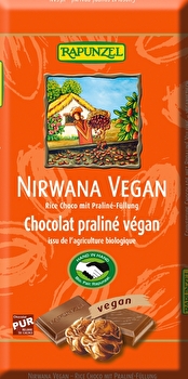 Rapunzel - Nirwana vegane Schokolade mit Praliné-Füllung