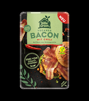 Billie Green - Vegane Baconscheiben mit Chili