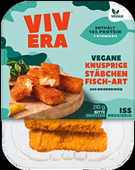 Vivera - Vegane Knusprige Stäbchen Fisch-Art