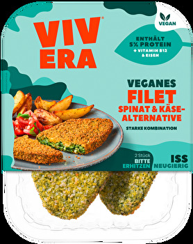 Vivera - Veganes Filet Spinat & Käsealternative