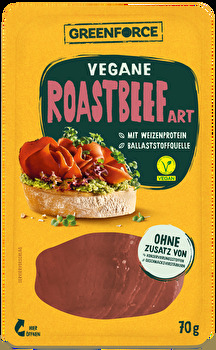 GREENFORCE - Veganer Aufschnitt Roast Beef Art, Bio