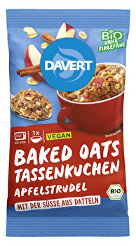 Davert - Baked Oats Tassenkuchen Apfelstrudel