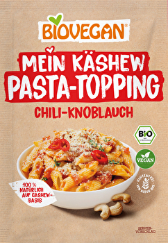 Biovegan - Mein Käshew Pasta Topping Chili-Knoblauch