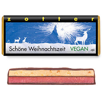 Zotter - °Schöne Weihnachtszeit° mit Preiselbeerganache