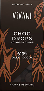 Vivani - Choc Drops 100% Cacao