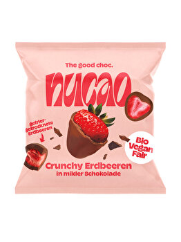 nucao - Schokofrüchte - Crunchy Erdbeeren Mild