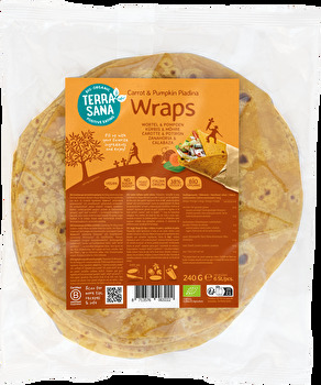 Terrasana - Gemüsewraps mit Möhre und Kürbis - Carrot & Pumpkin Piadina Wraps