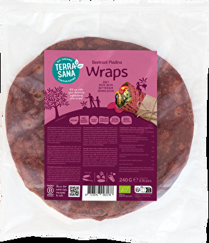 Terrasana - Gemüsewraps mit Roter Bete - Beetroot Piadina Wraps