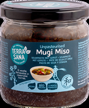 Terrasana - Mugi Miso unpasteurisiert - Soja- und Gerstenpaste - unpasteurised