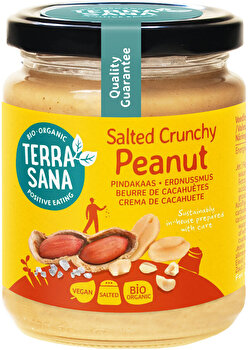 Terrasana - Erdnussmus Crunchy mit Steinsalz - Salted Crunchy Peanut