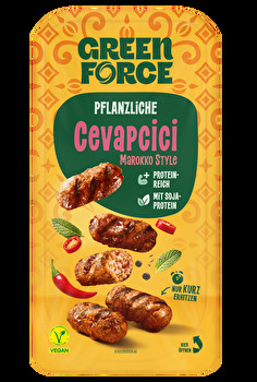 GREENFORCE - Pflanzliche Cevapcici Marokko Style