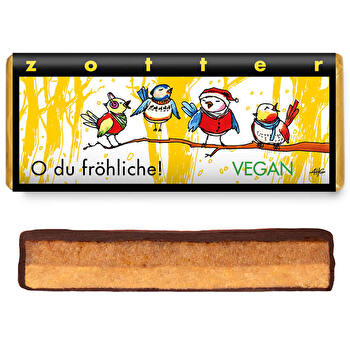 Zotter - °O du fröhliche° Schokolade mit Cashewnougat