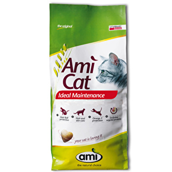 Wenns für die Katze mal mehr sein soll, greift ihr am besten zum AMI Cat Katzentrockenfutter in der 7,5kg-Großpackung!