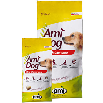 Das AMI Dog Trockenfutter im 3-Kilo-Pack eignet sich ganz ausgezeichnet als Alleinfuttermittel!