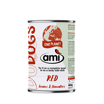 Love Every Day Red von Ami Dog ist ein Feucht-Alleinfutter zur veganen Ernährung von Hunden.