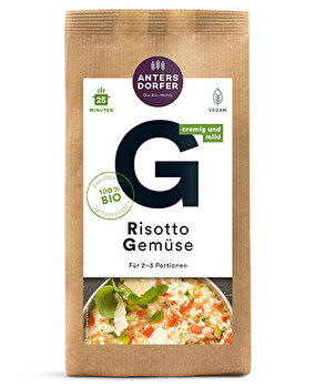 Das Gemüse Risotto von der Antersdorfer Mühle lässt Erinnerungen an den letzten Italienurlaub wieder hochkommen.
