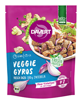 Das Veggie Gyros von Davert ist eine fertige Mischung für veganes Gyros.