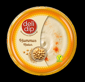 Hummus Natur von delidip wird nach einem authentischen Rezept hergestellt und bringt Dir den Orient an den heimischen Küchentisch.