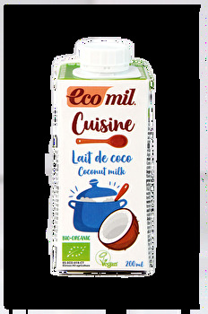 Die Kokos Cuisine von EcoMil enthält weniger als 8% Fett und das bei 100% Geschmack!