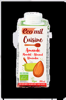 Ecomil Mandel Cuisine basiert auf besten, spanischen Qualitätsmandeln und ist ideal zum Kochen und zum Backen geeignet.