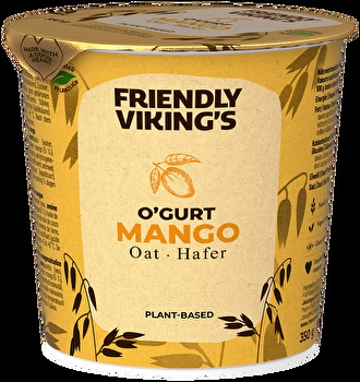 Der O'gurt Mango von Friendly Viking's schmeckt herrlich cremig und voll nach Mango.