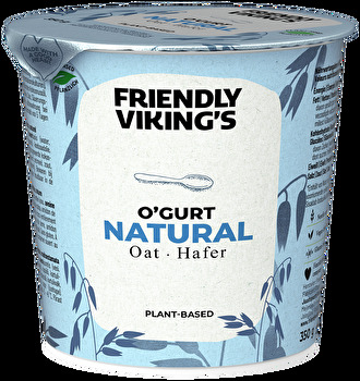 Der O'gurt Natur von Friendly Viking's imitiert täuschend echt die griechische Joghurt-Spezialität nach: Cremig auf der Zunge und nicht süß im Geschmack.