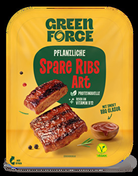 Mit den frischen veganen Spareribs Smokey BBQ von GREENFORCE kommt das perfekte Grillerlebnis zu dir nach Hause.