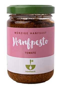Hanfpesto Tomate von hanfwerk holt dir den Geschmack saftiger sonnengereifter Tomaten auf den Teller.