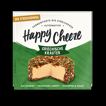 Der Gereifte Griechische Kräuter von Happy Cheeze bringt mit seinen griechischen Kräutern und Aromen auch gleich noch griechisches Lebensgefühl zu Dir.
