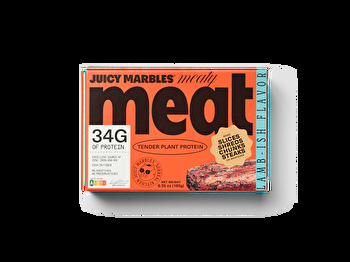 Meaty Meat wie Lamm von Juicy Marbles ist schon was Besonderes, denn hier wird einfach mal Lammfleisch täuschend echt nachgebildet!