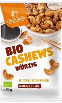 Die würzigen Cashews von Landgarten sind ein einzigartiges Geschmackserlebnis.