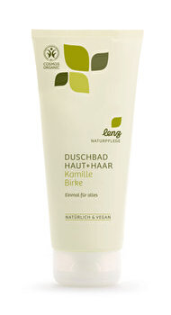 Duschbad Haut & Haar Kamille Birke von Lenz Naturpflege günstig bei Kokku im Veganshop kaufen!