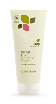 Duschbad Hopfenblüte Sonnenhut von Lenz Naturpflege günstig bei Kokku im Veganshop kaufen!